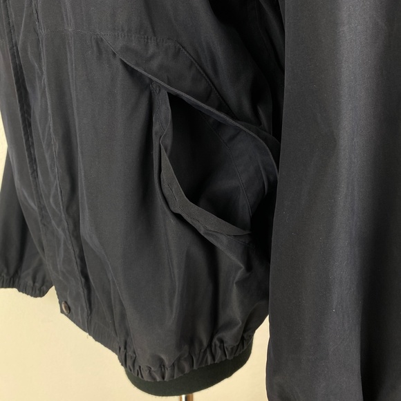 Chaps Ralph Lauren Men's Raincoat Jacket Waterproof Full Zip Navy Blue Size XL - Picture 6 of 11